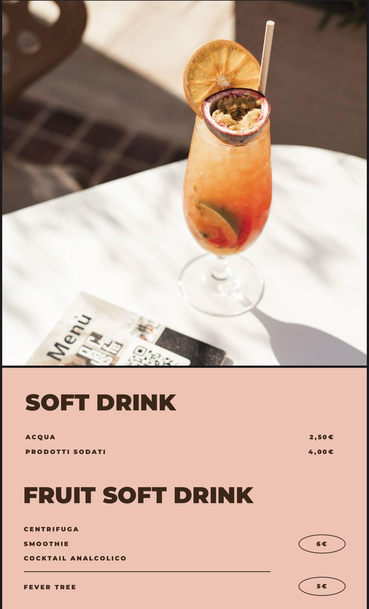 Menu di Pausa Cafè 