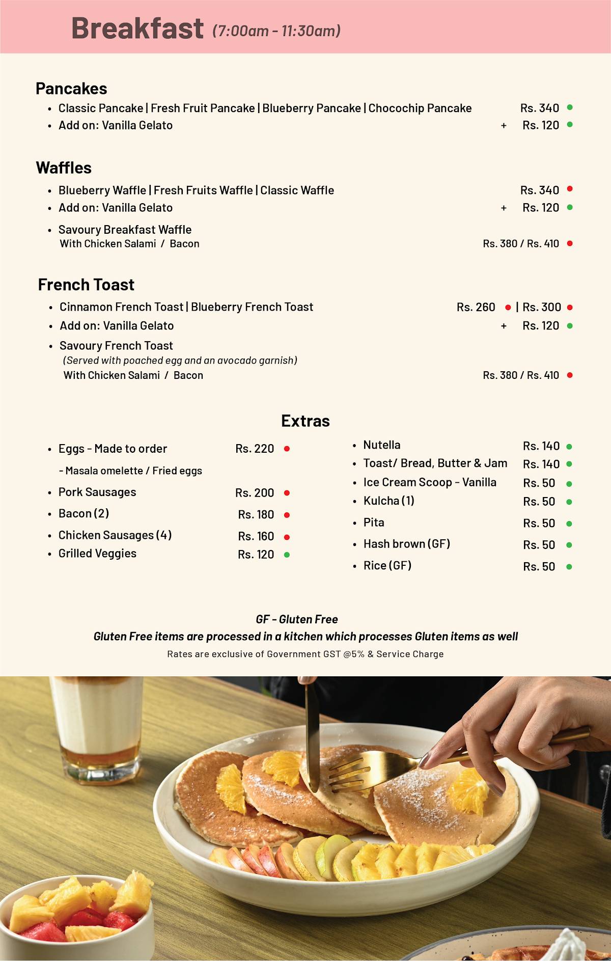 Perfect Cup - Cafe Bar menu