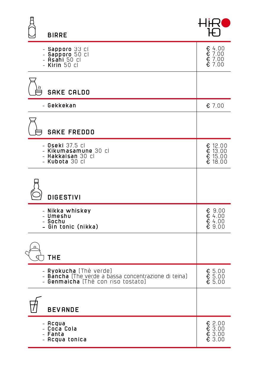 Menu di Hiro 10 