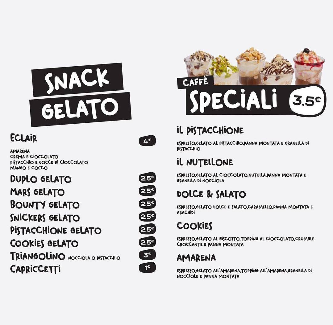 Menu di Peter's bar 