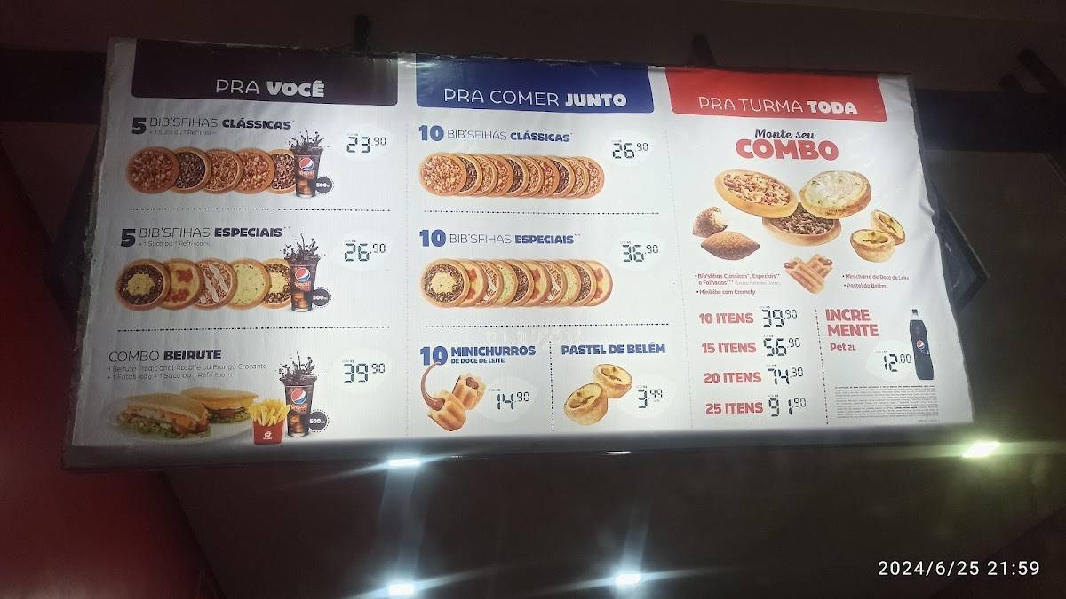 Habib’s Petrolina cardápio