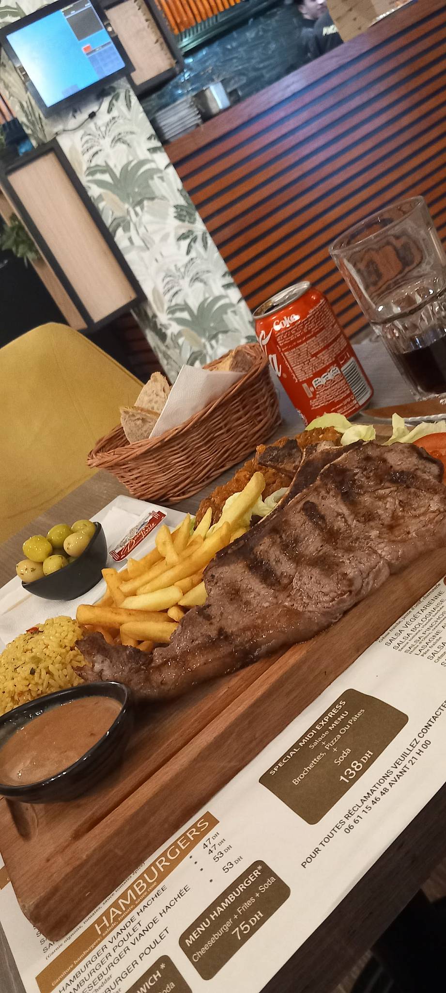Menu de Pincho's Hassane