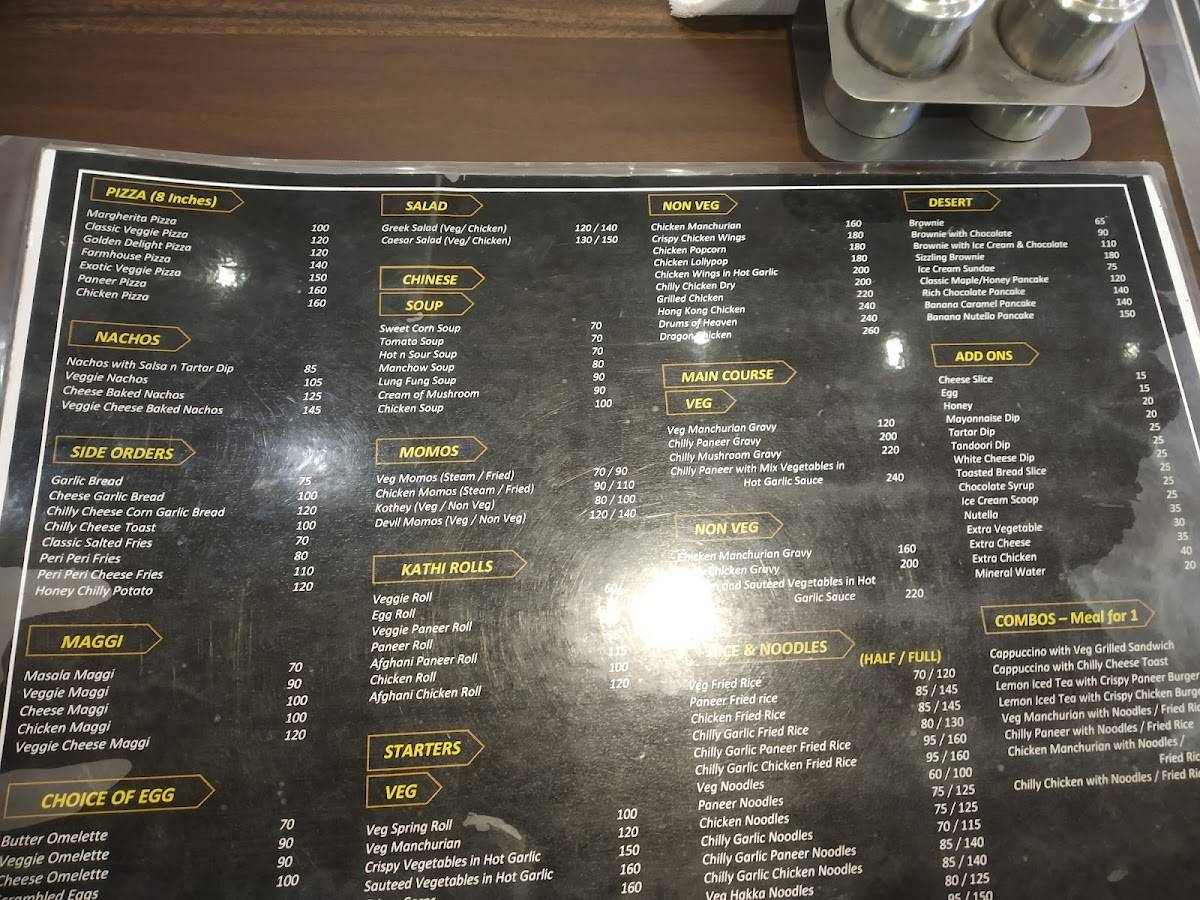 Pinewood Café & Kitchen menu