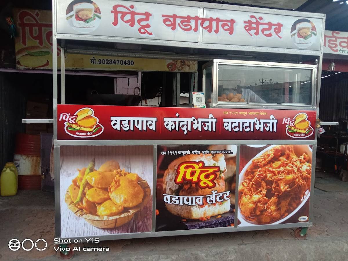 Pintu Vada Pav Center menu
