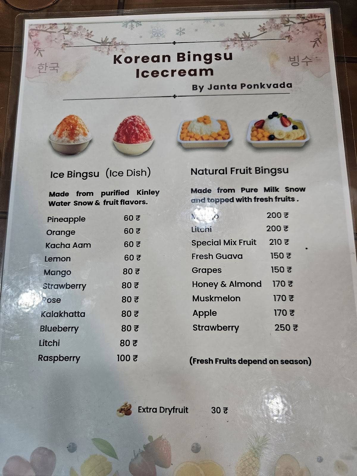 Pizza Da Dhaba Cafe menu