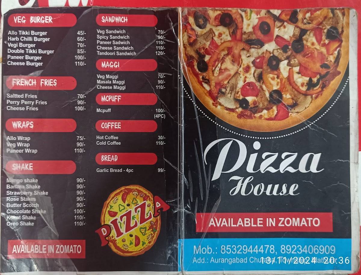 Pizza House menu