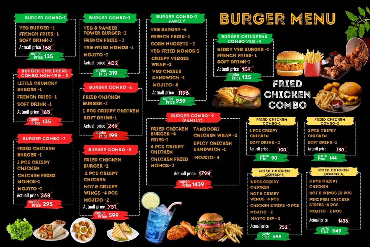 Pizza Land menu