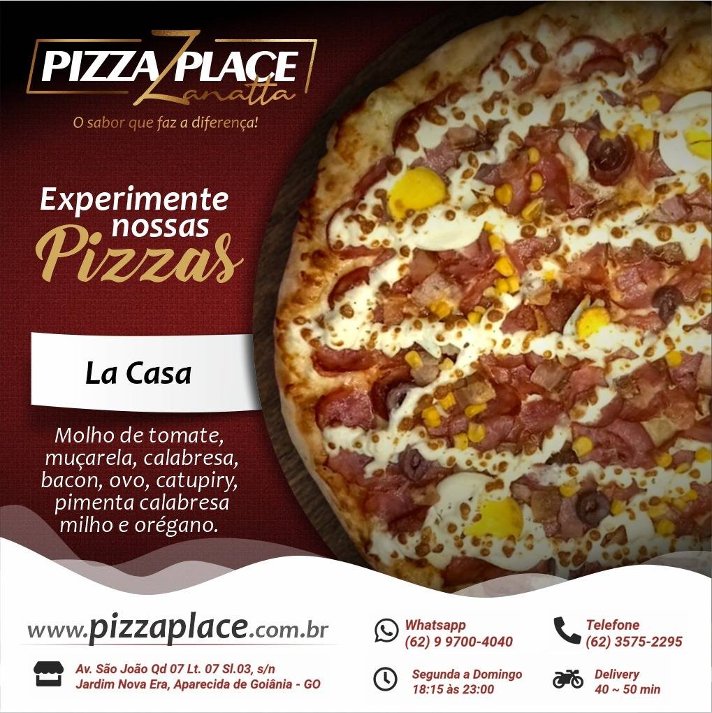 Pizza Place cardápio