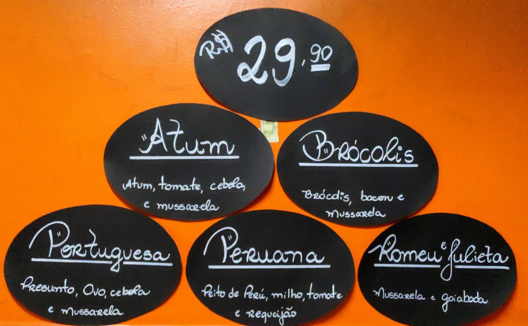 Pizzaria Bianka's cardápio
