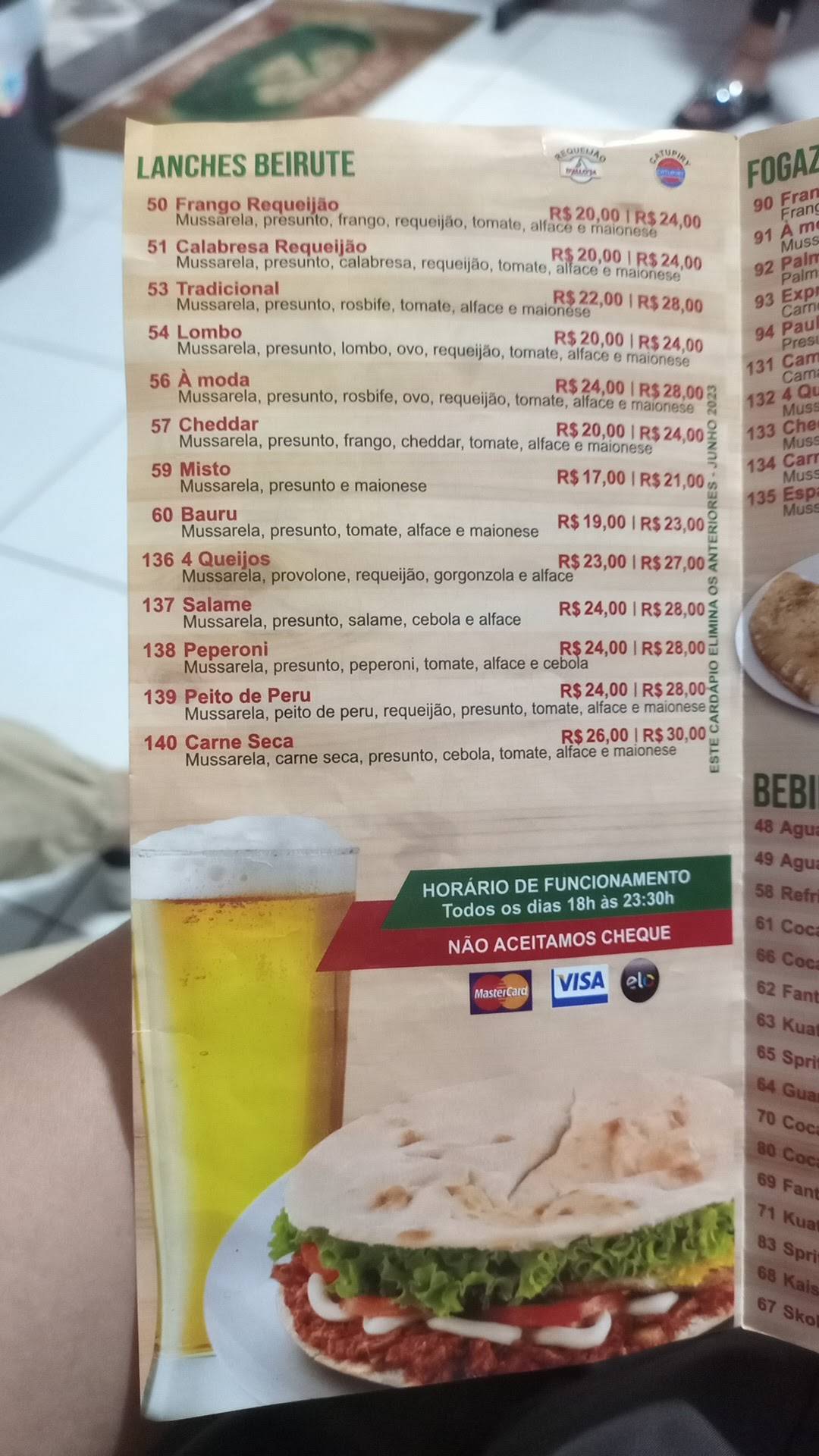 Pizzaria Express Delivery cardápio