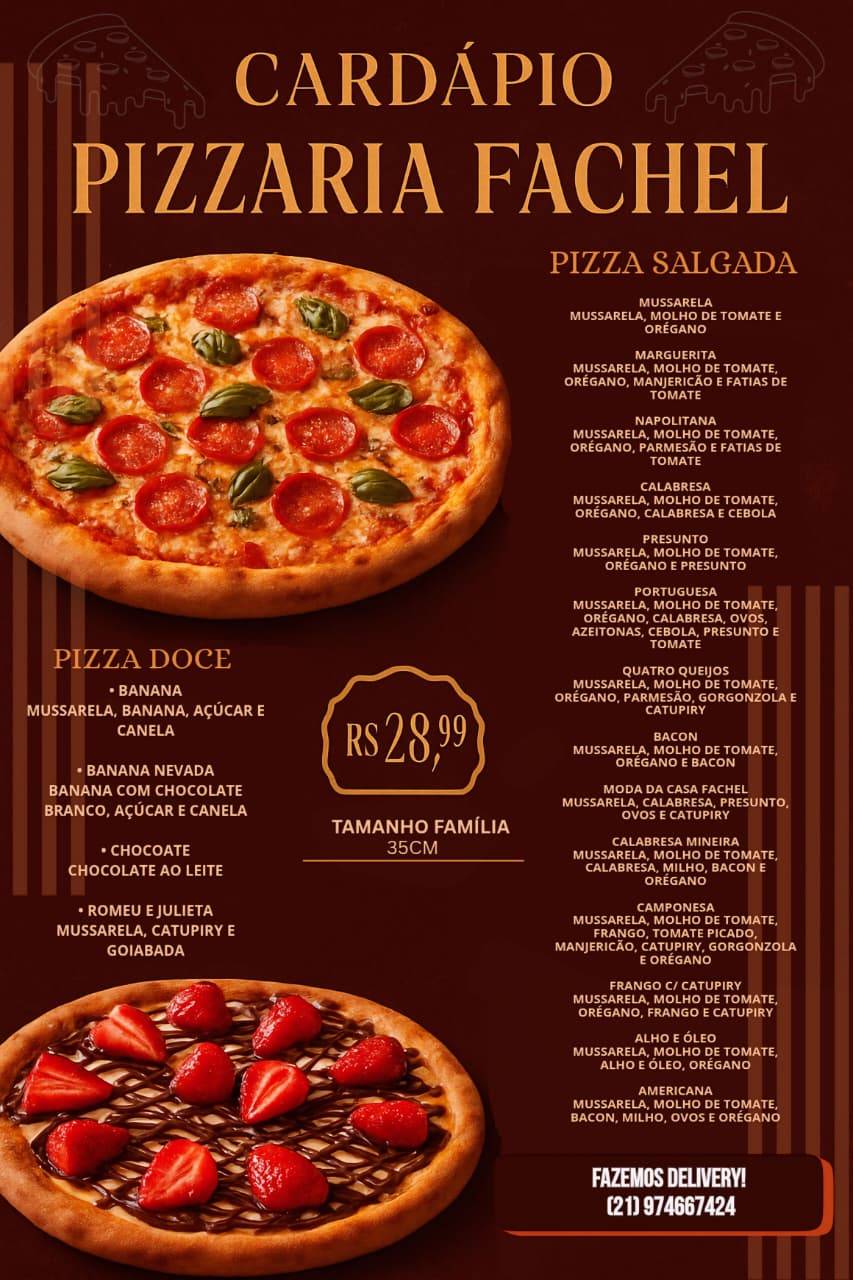 Pizzaria Fachel cardápio