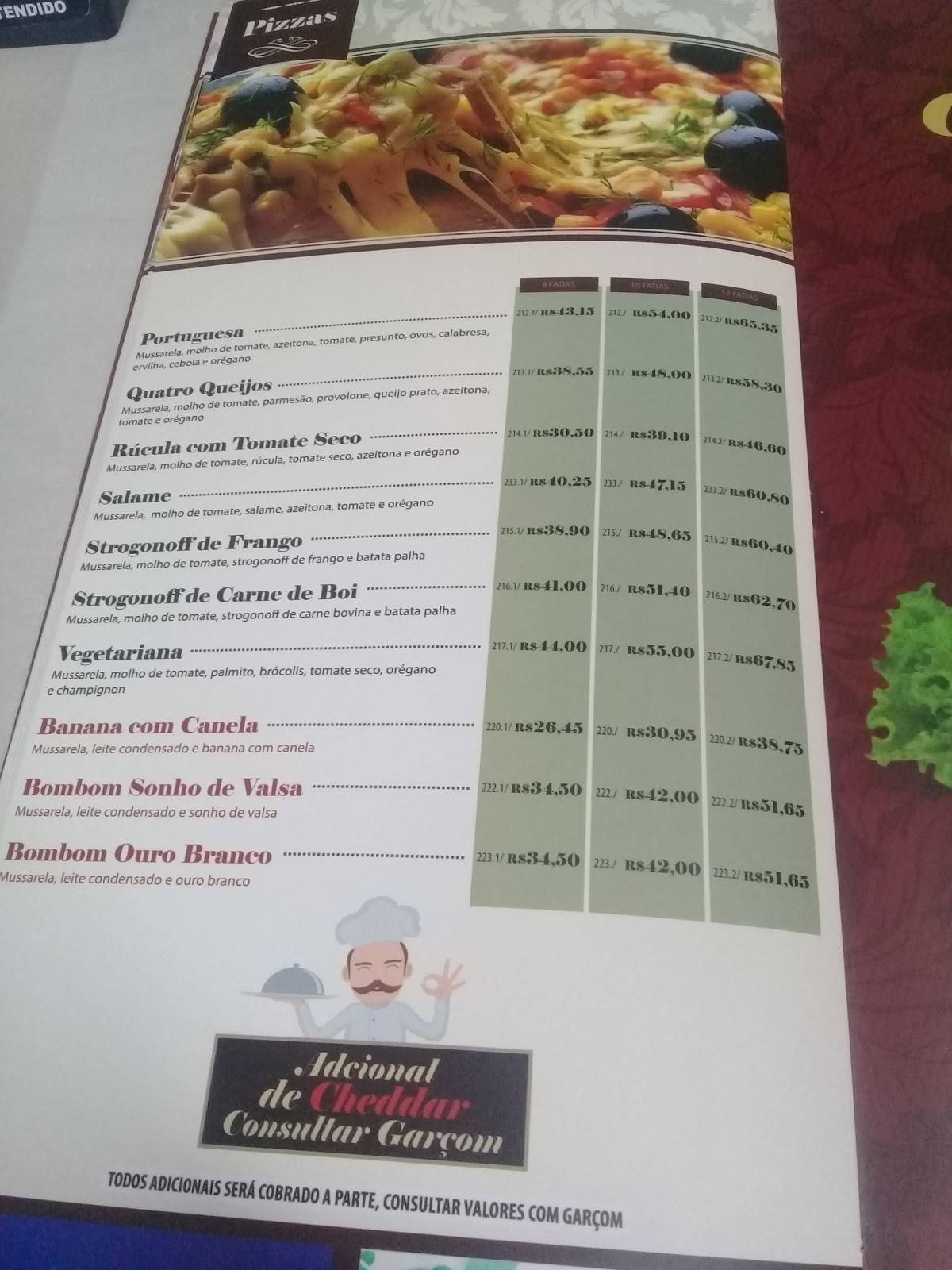 BECO Gastronomia cardápio