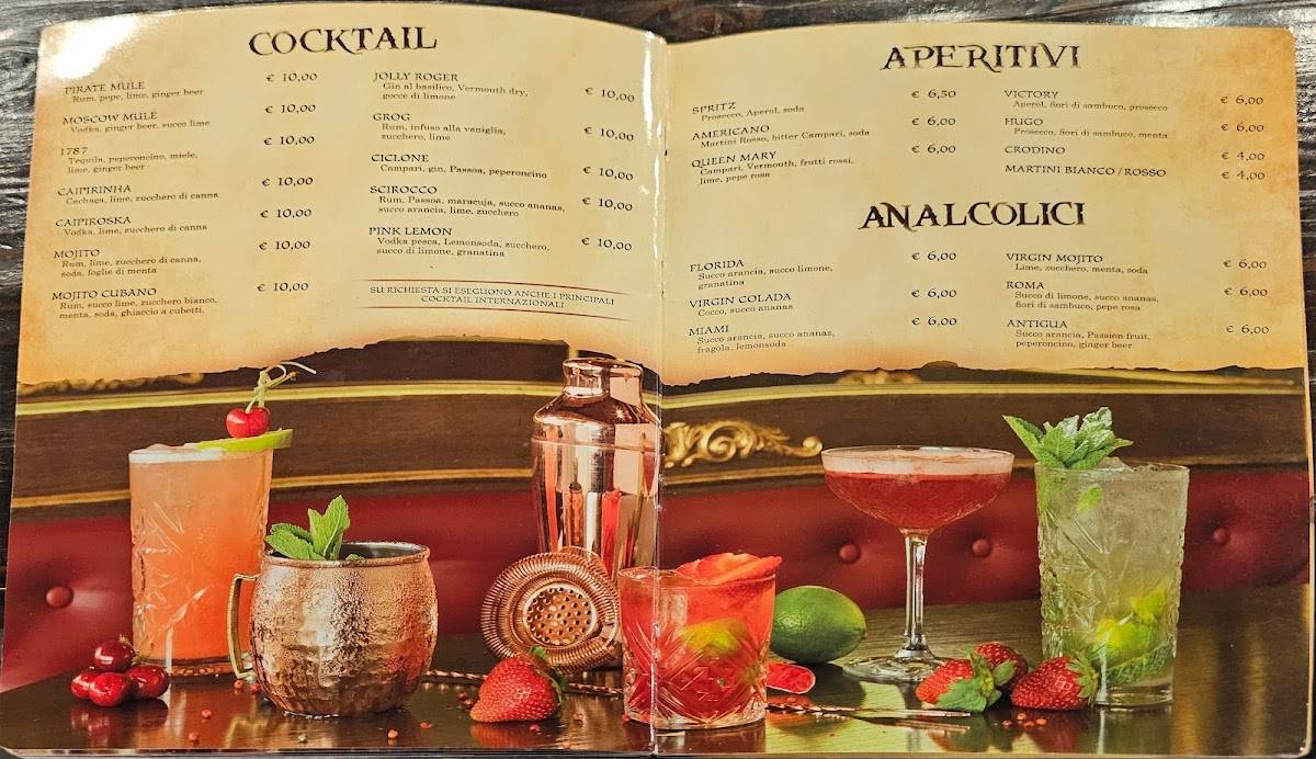Menu di Bounty Rimini 