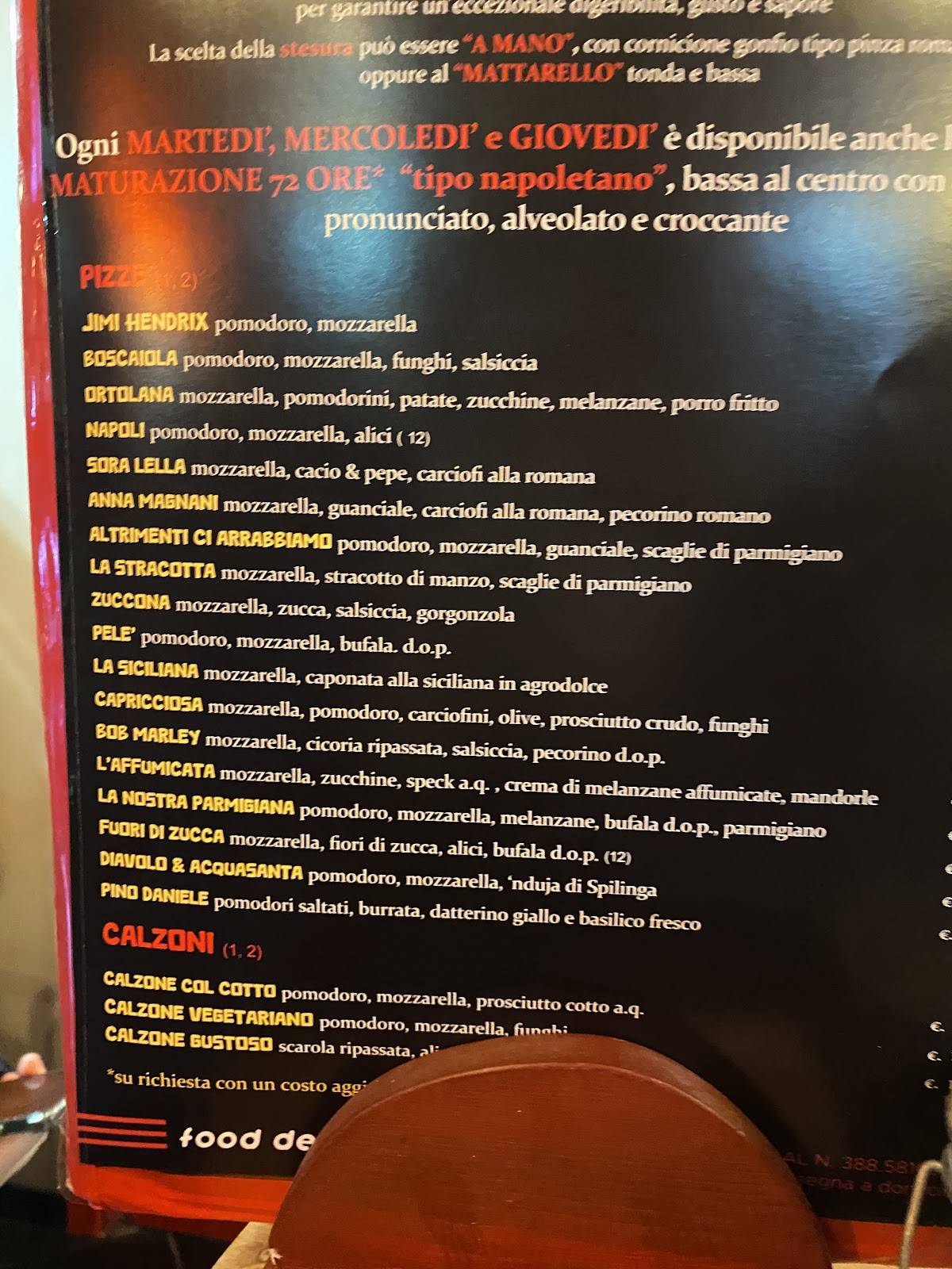 Menu di Cookstock 