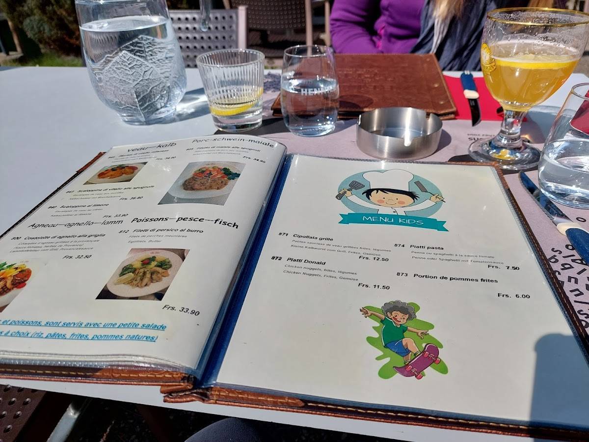 Menu di Pizzeria Da Vinci Fribourg 