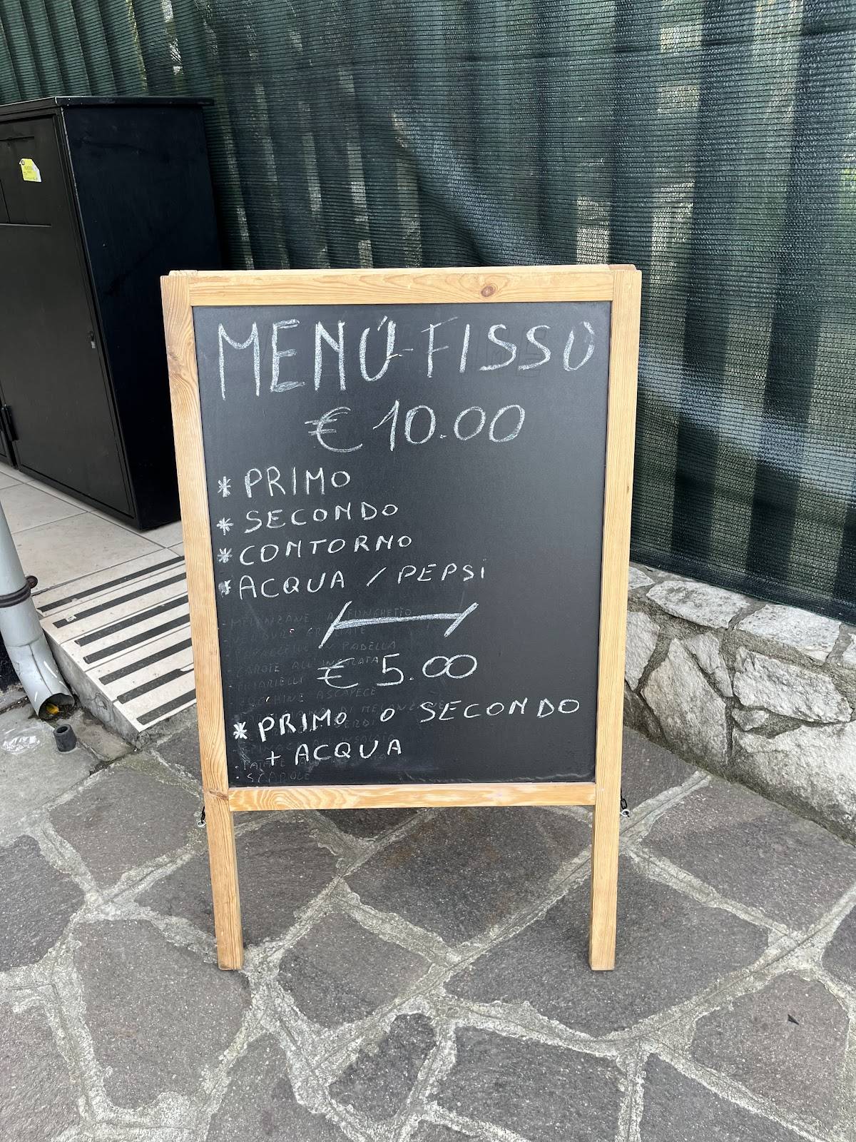 Menu di Fariná 