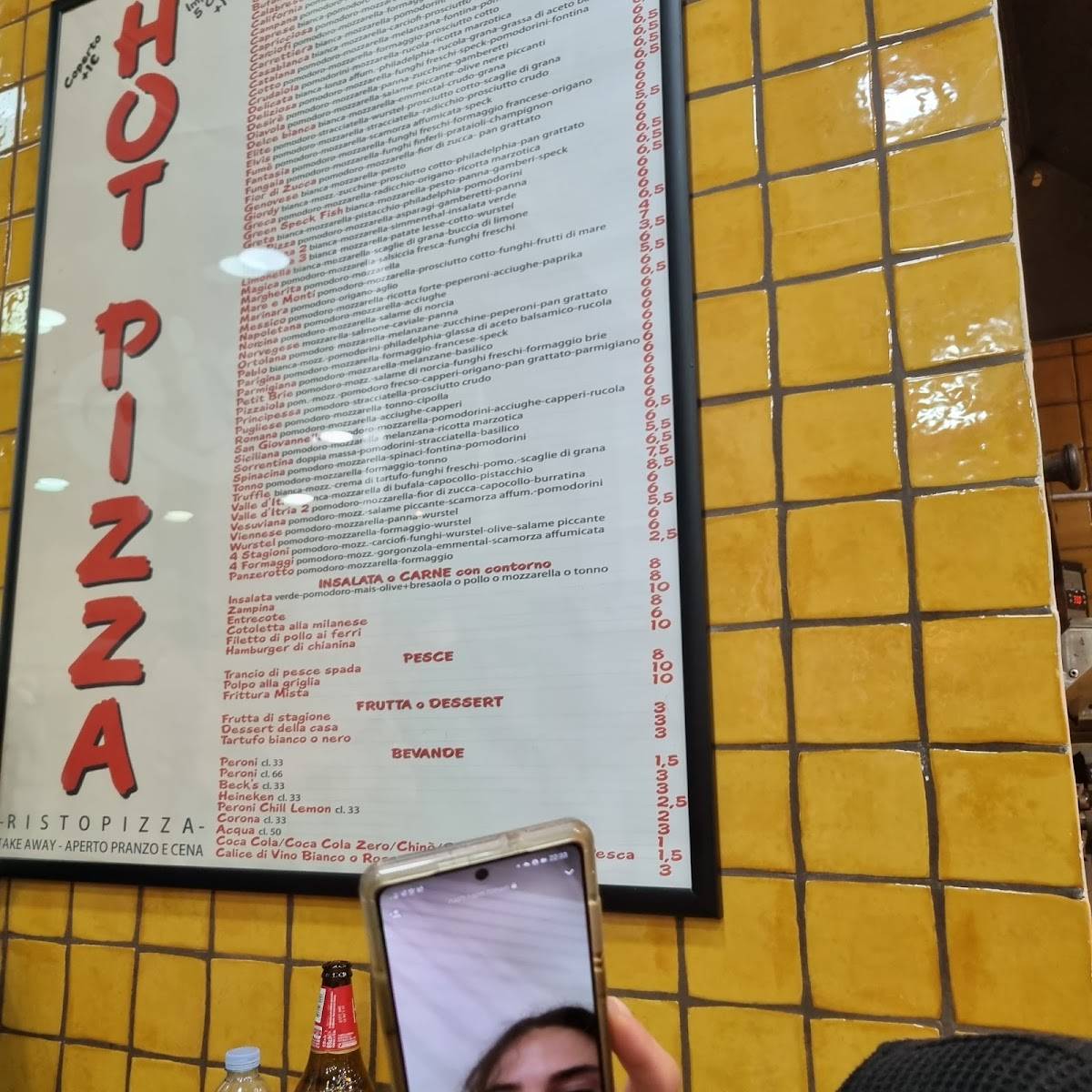 Menu di Hot Pizza 