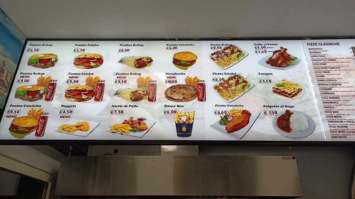 Menu di Pizzeria Kebab Mezopotamia 