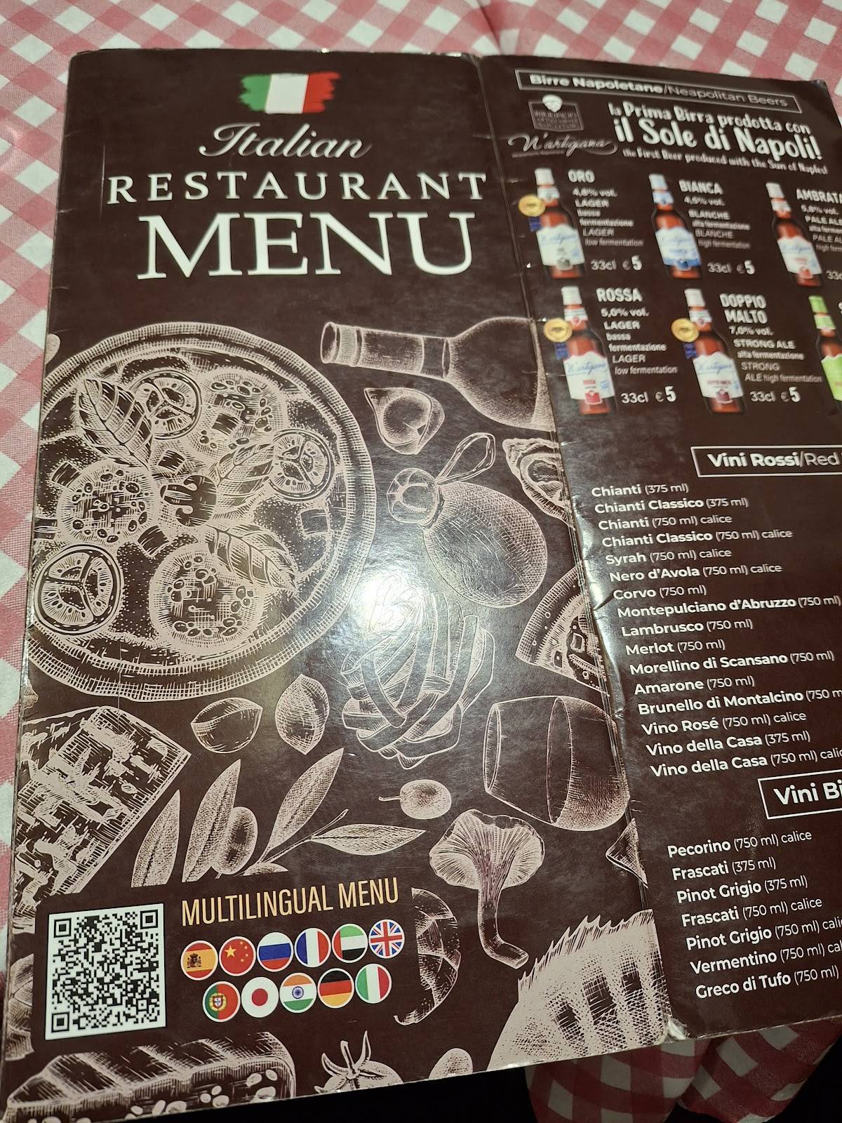 Menu di L'Angoletto ai Musei 