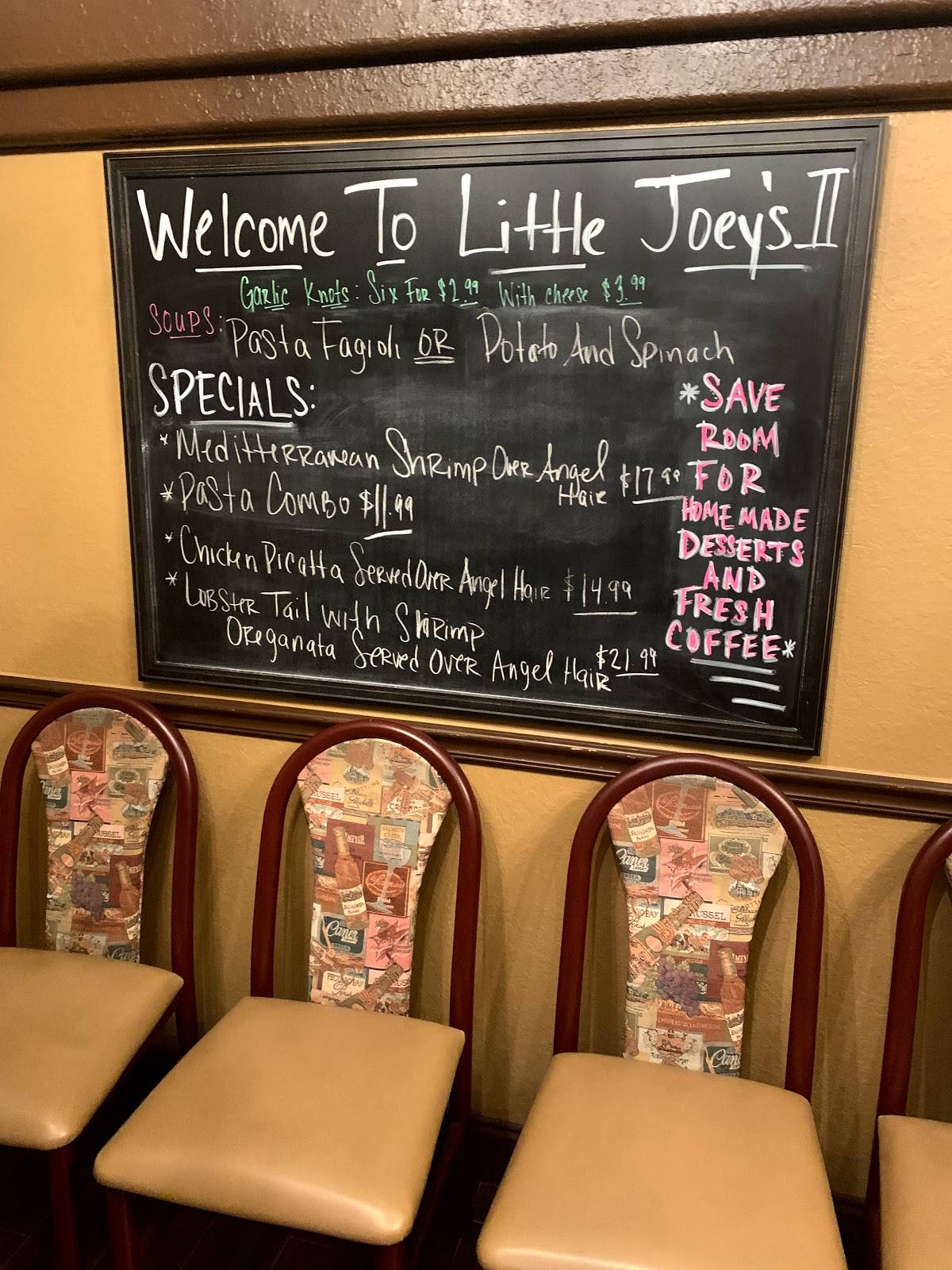 Menu at Little Joey's Italian Restaurant, Summerfield, US441 401