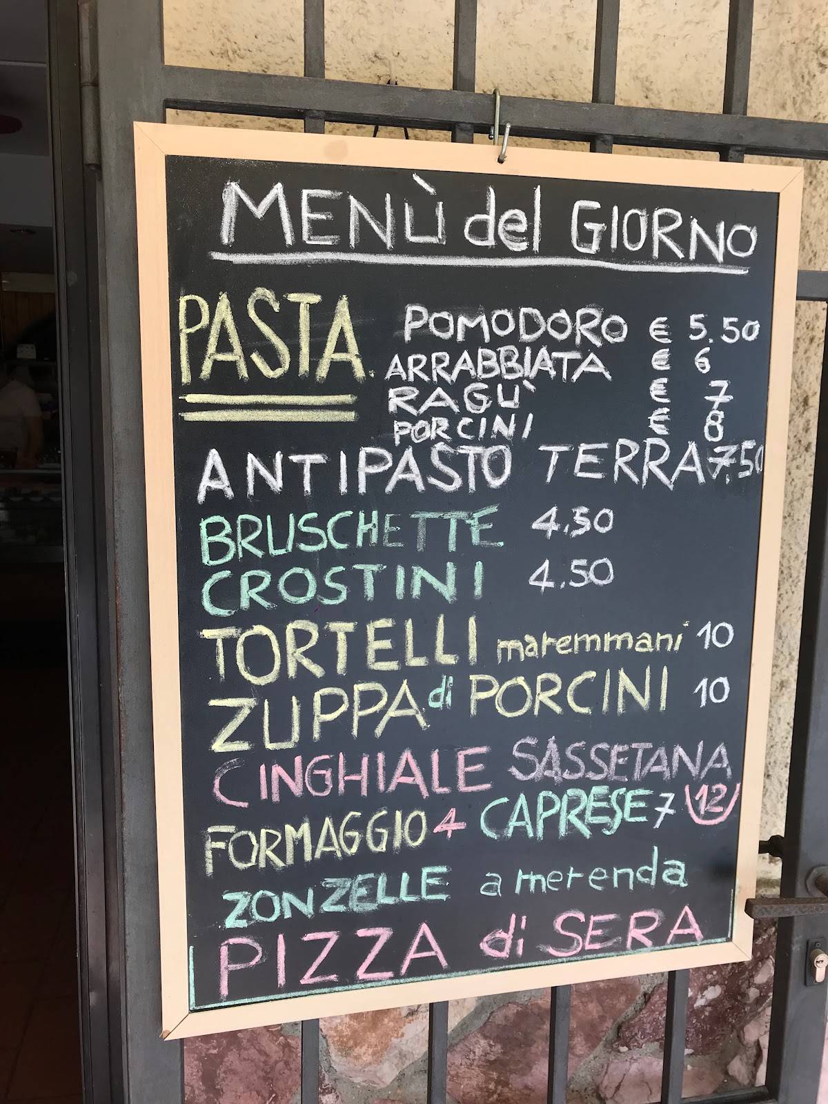 Menu di Pizzeria Maria Pia 