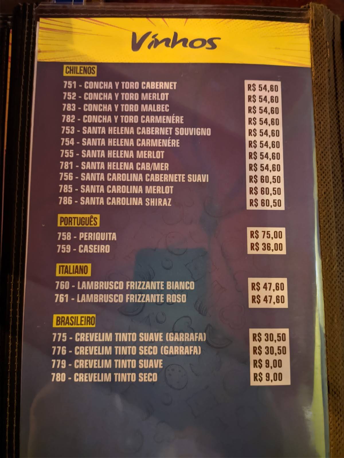 Pizzaria Sampa em Cacoal cardápio