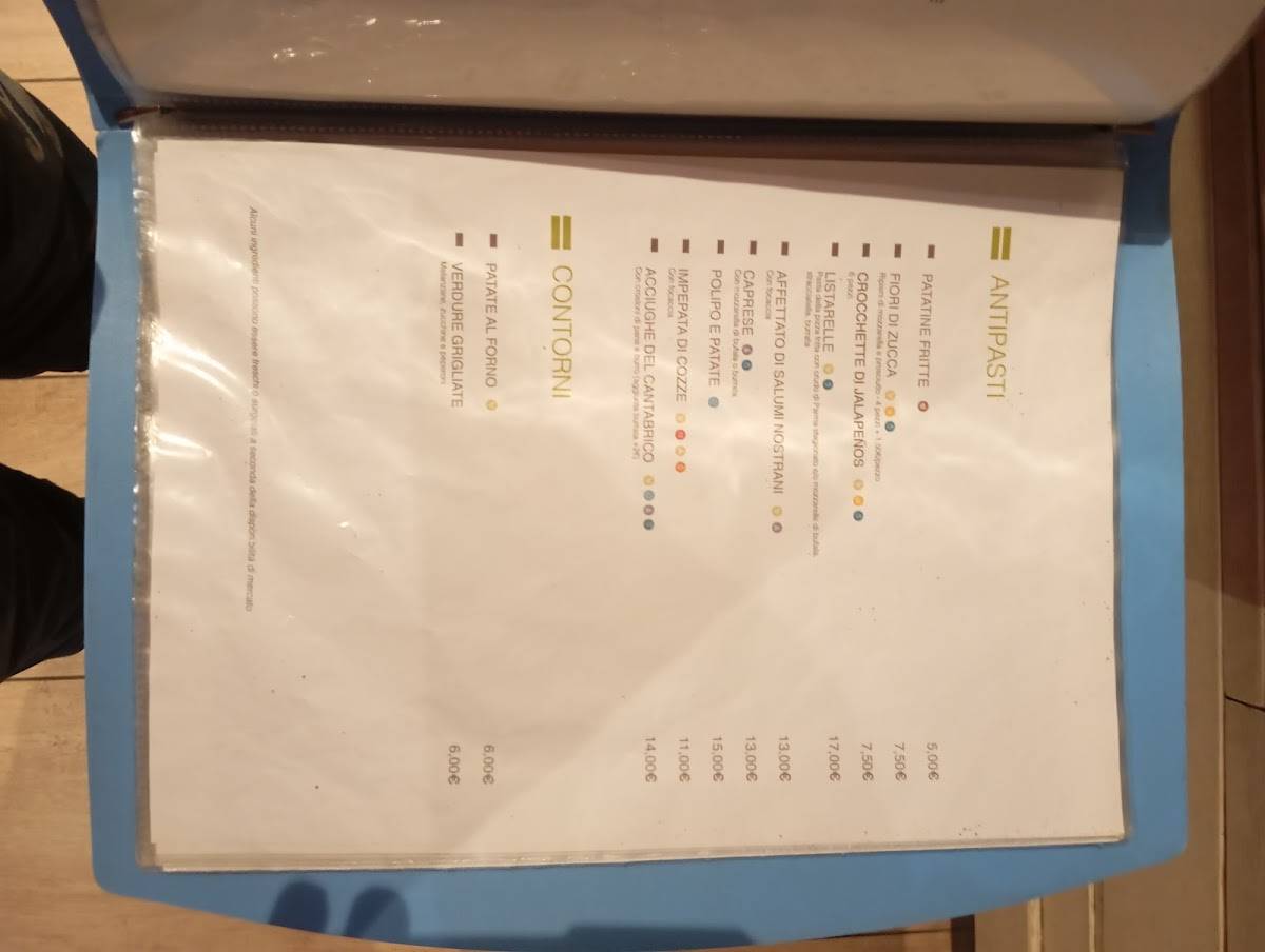 Menu di Anima 