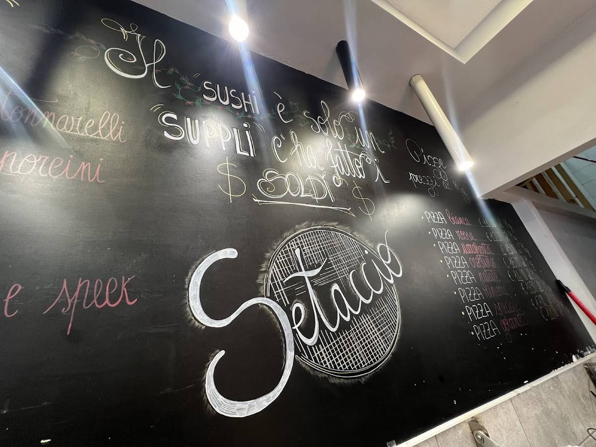 Menu di Pizzeria Setaccio 