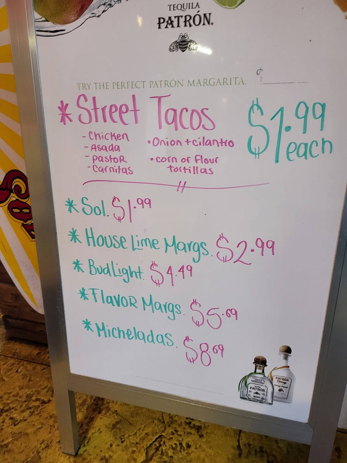 Menu at Playa Azul Authentic Mexican restaurant, Wichita, 111 N