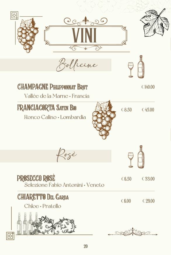 Menu di Please Be Quiet 