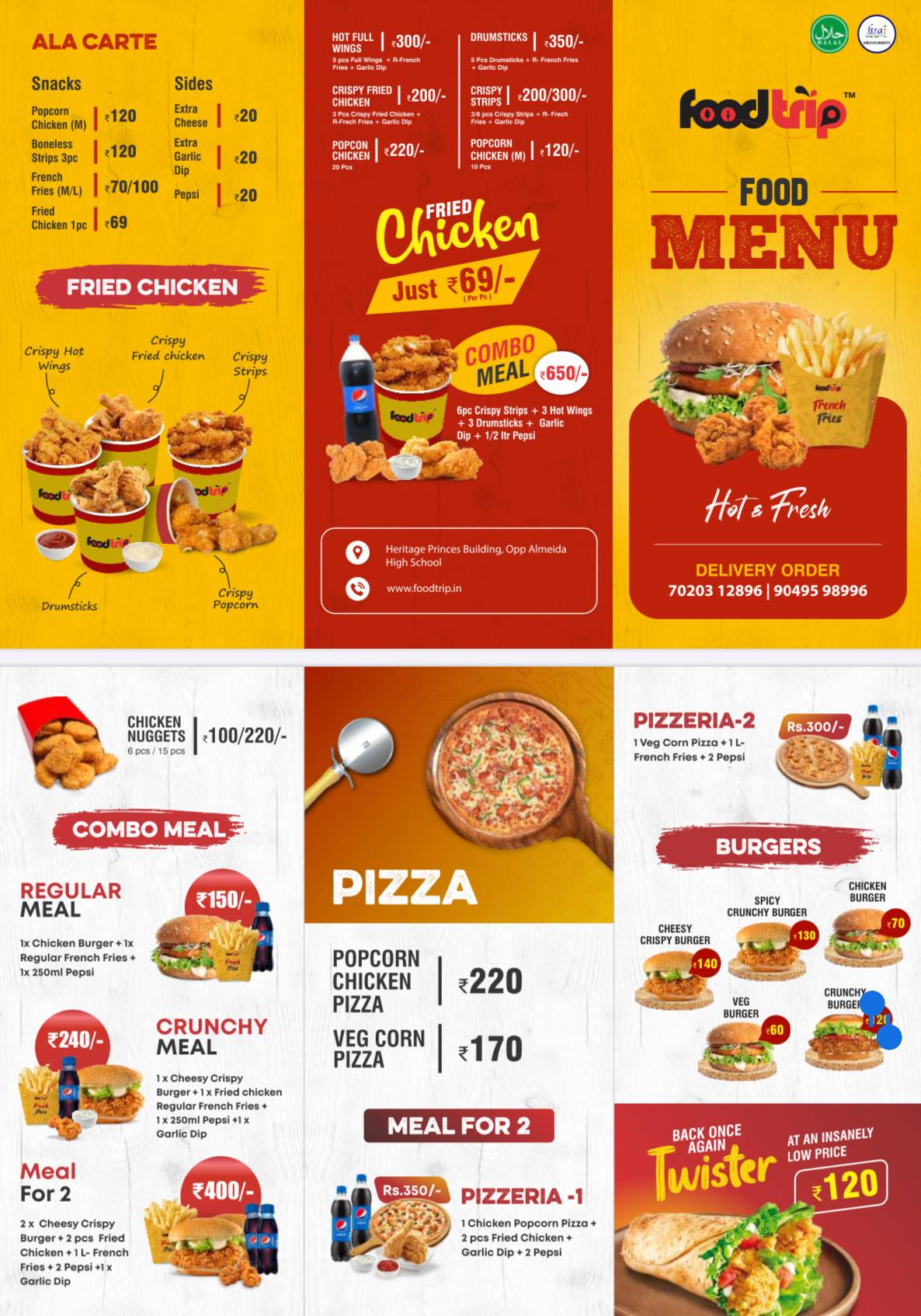 FoodTrip menu