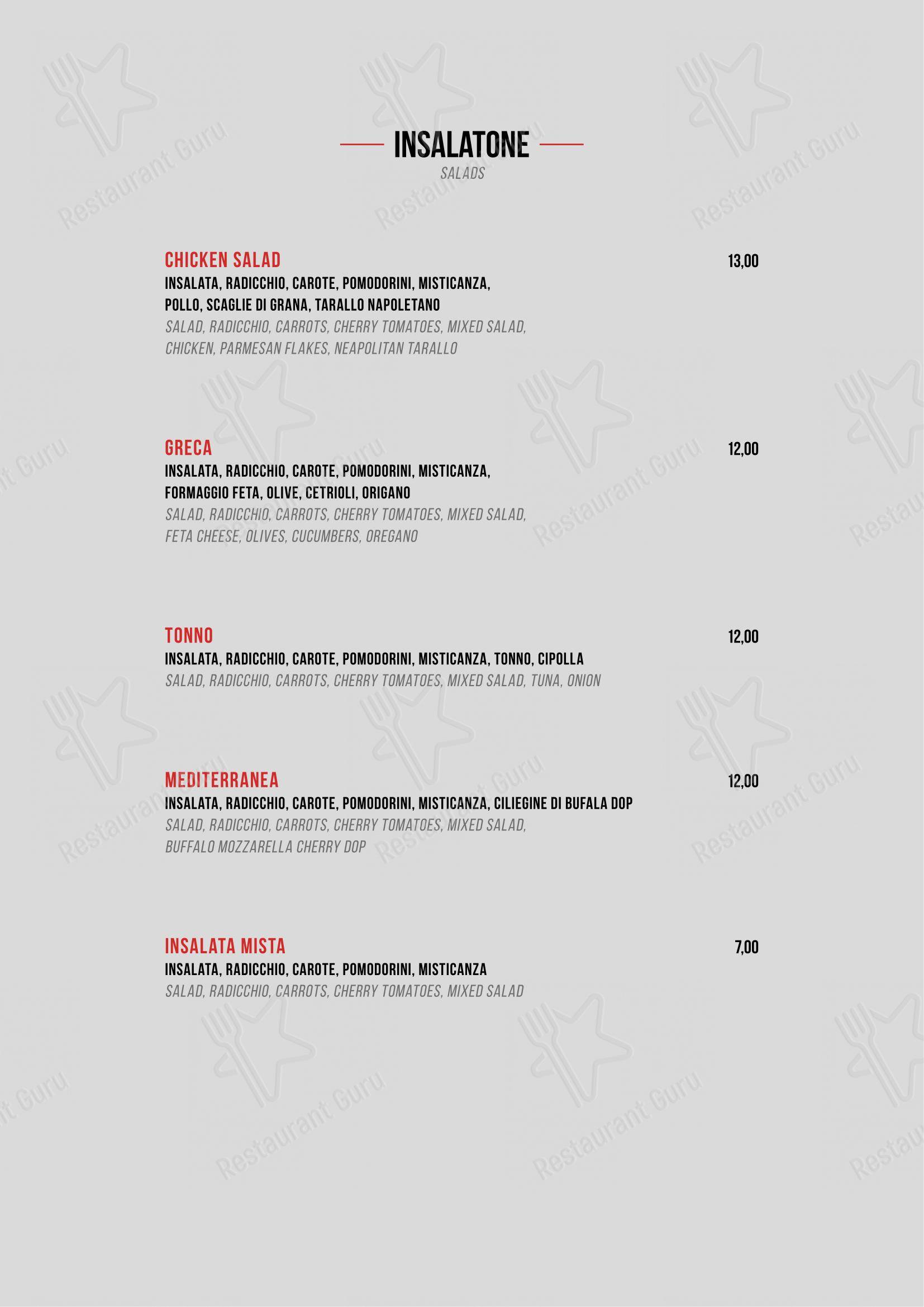 Menu per Porca Vacca in Dro