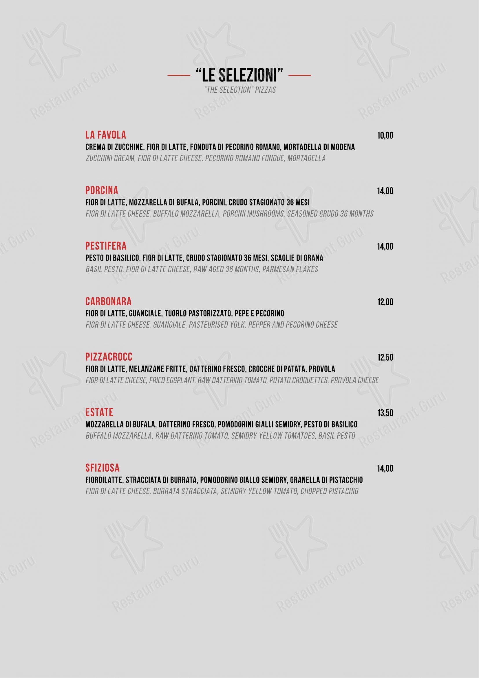 Menu per Porca Vacca in Dro