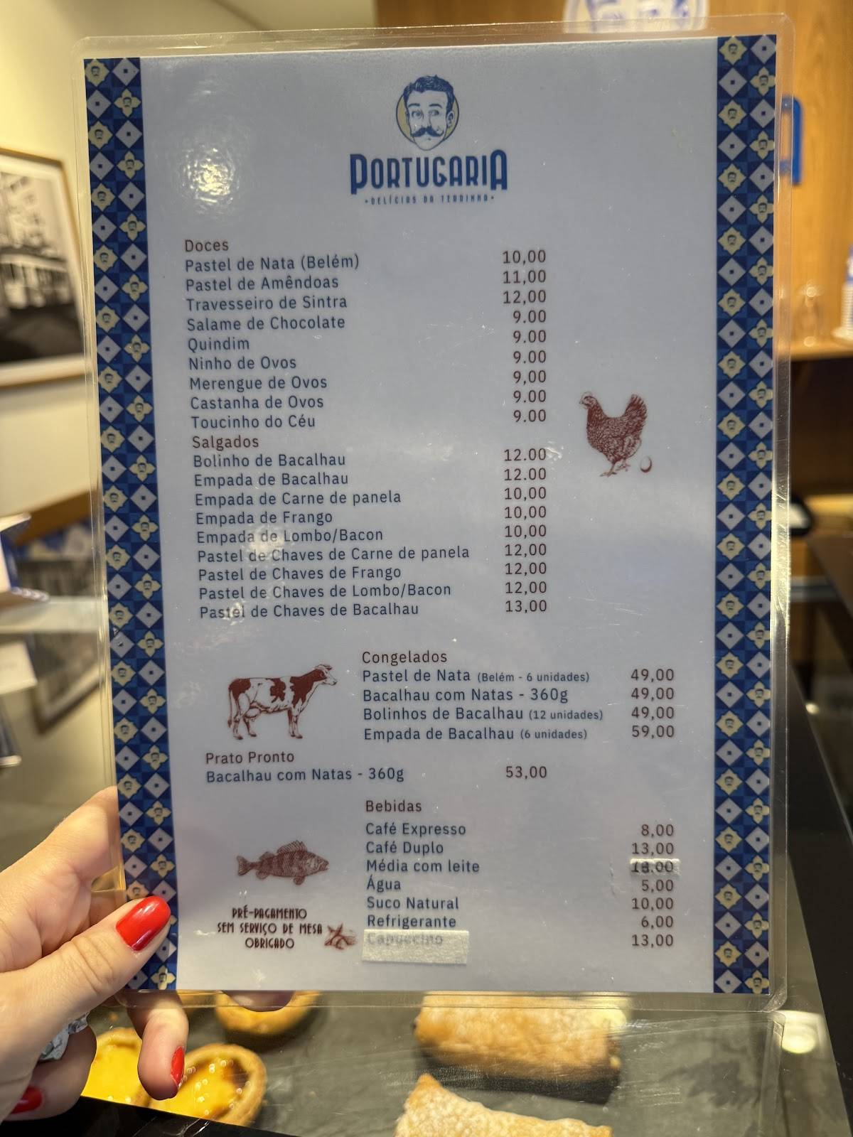 Cafeteria Portugaria - Córrego Grande cardápio