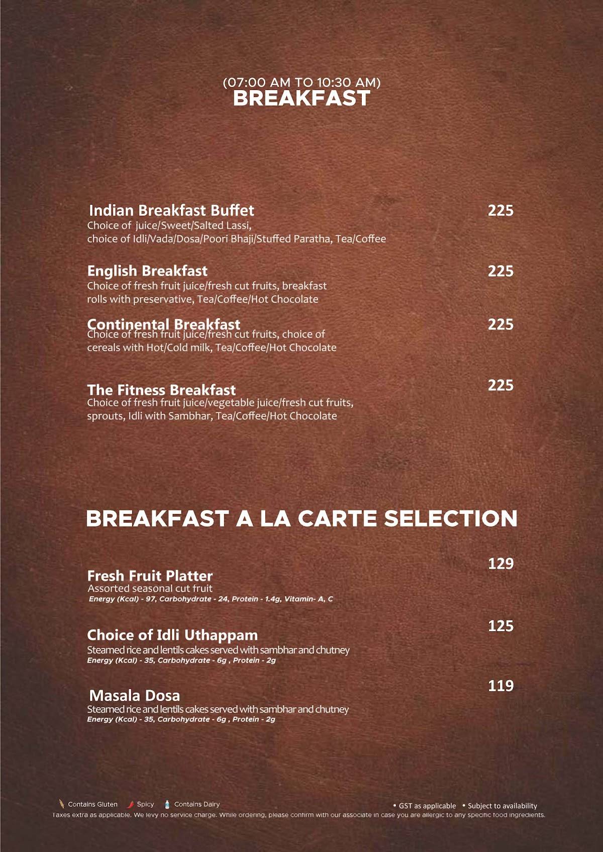 Prasadam Restaurant & Banquet, Jamnagar menu