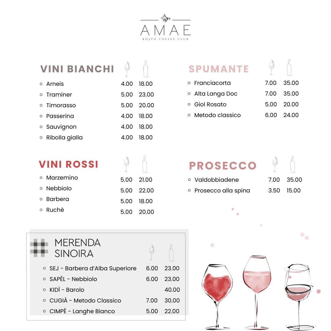 Menu di AMAE 