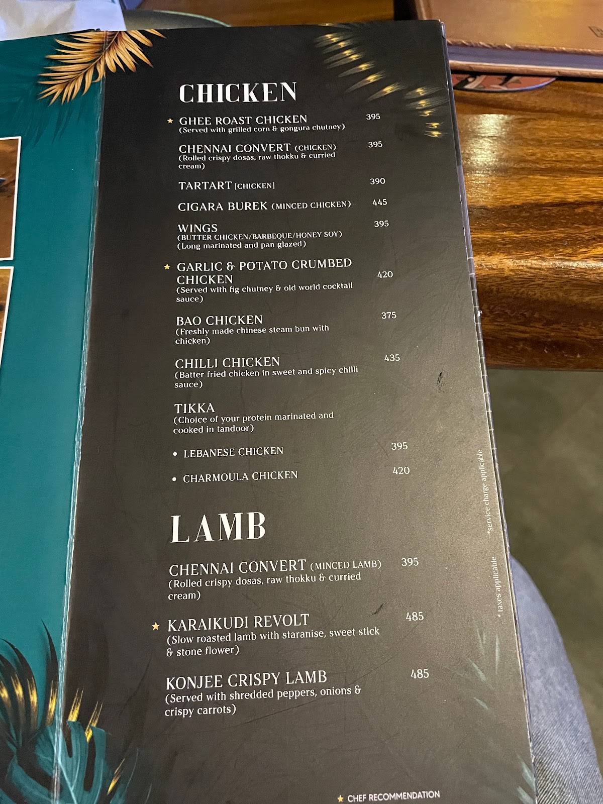 Barracuda Brew menu