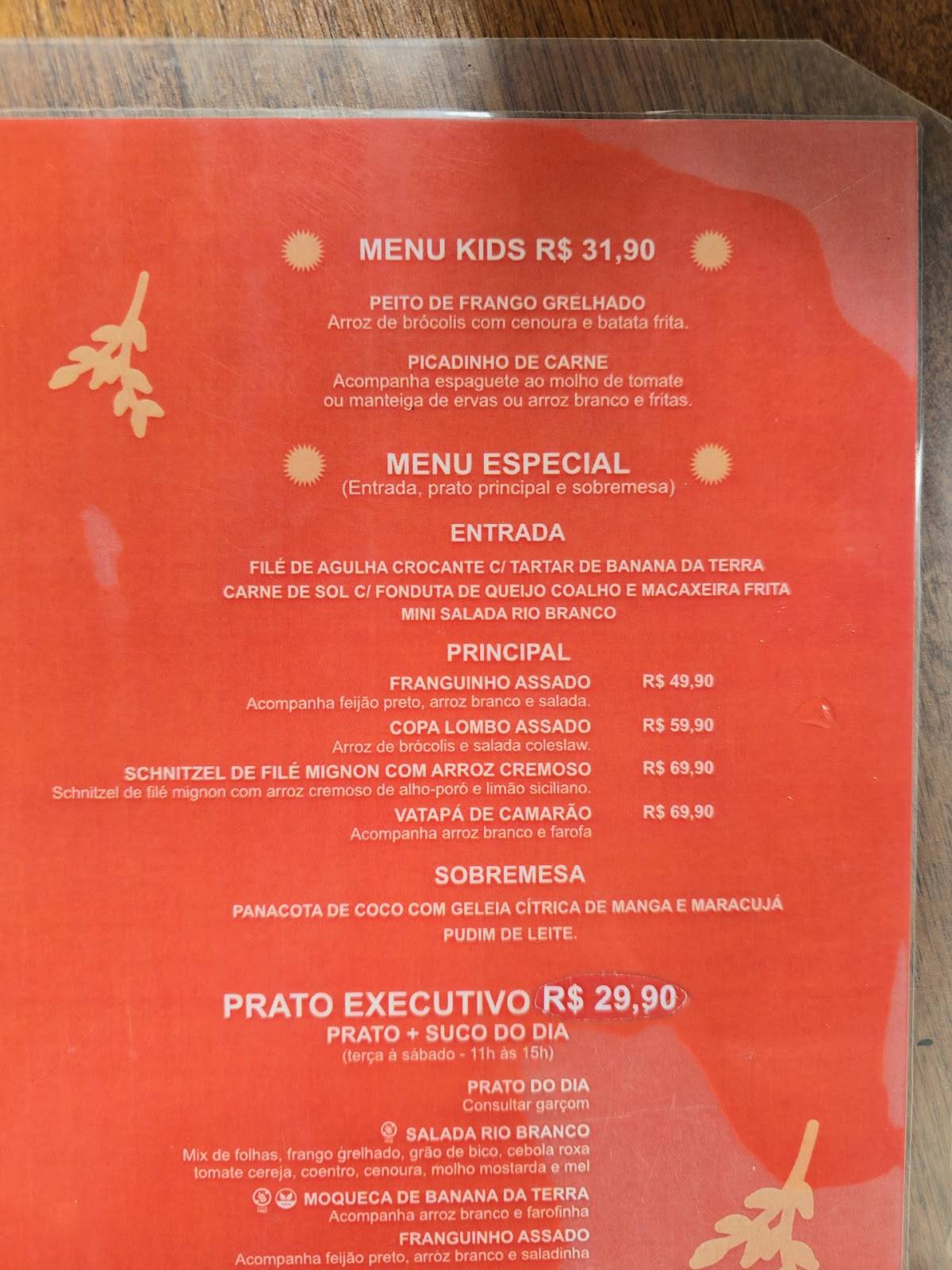 Bodega de Véio - Recife Antigo cardápio