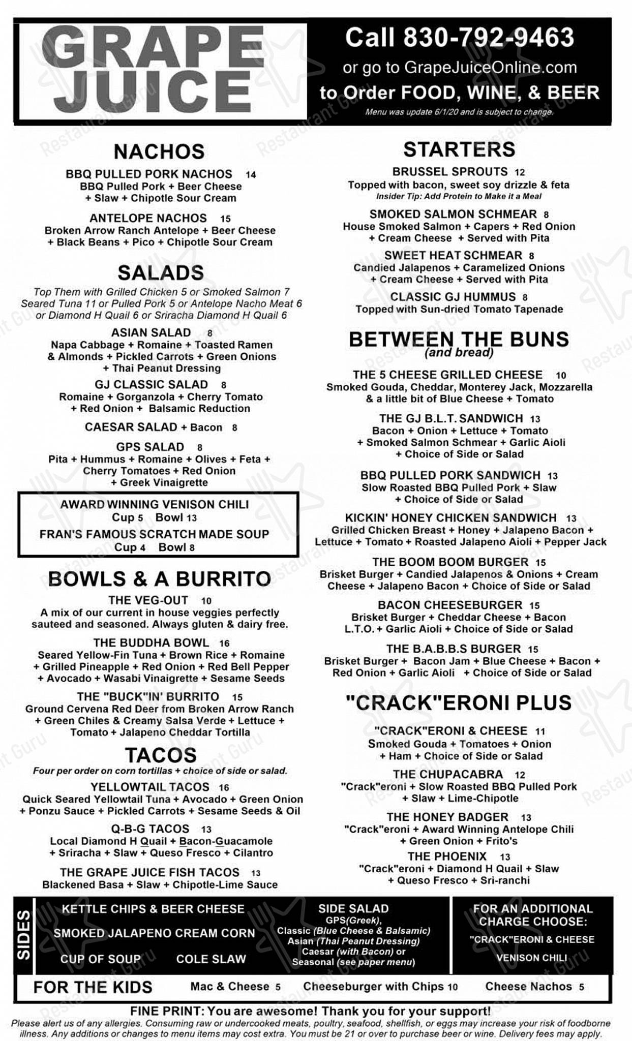 Grape Juice Restaurant Kerrville Tx - jk2g1p3