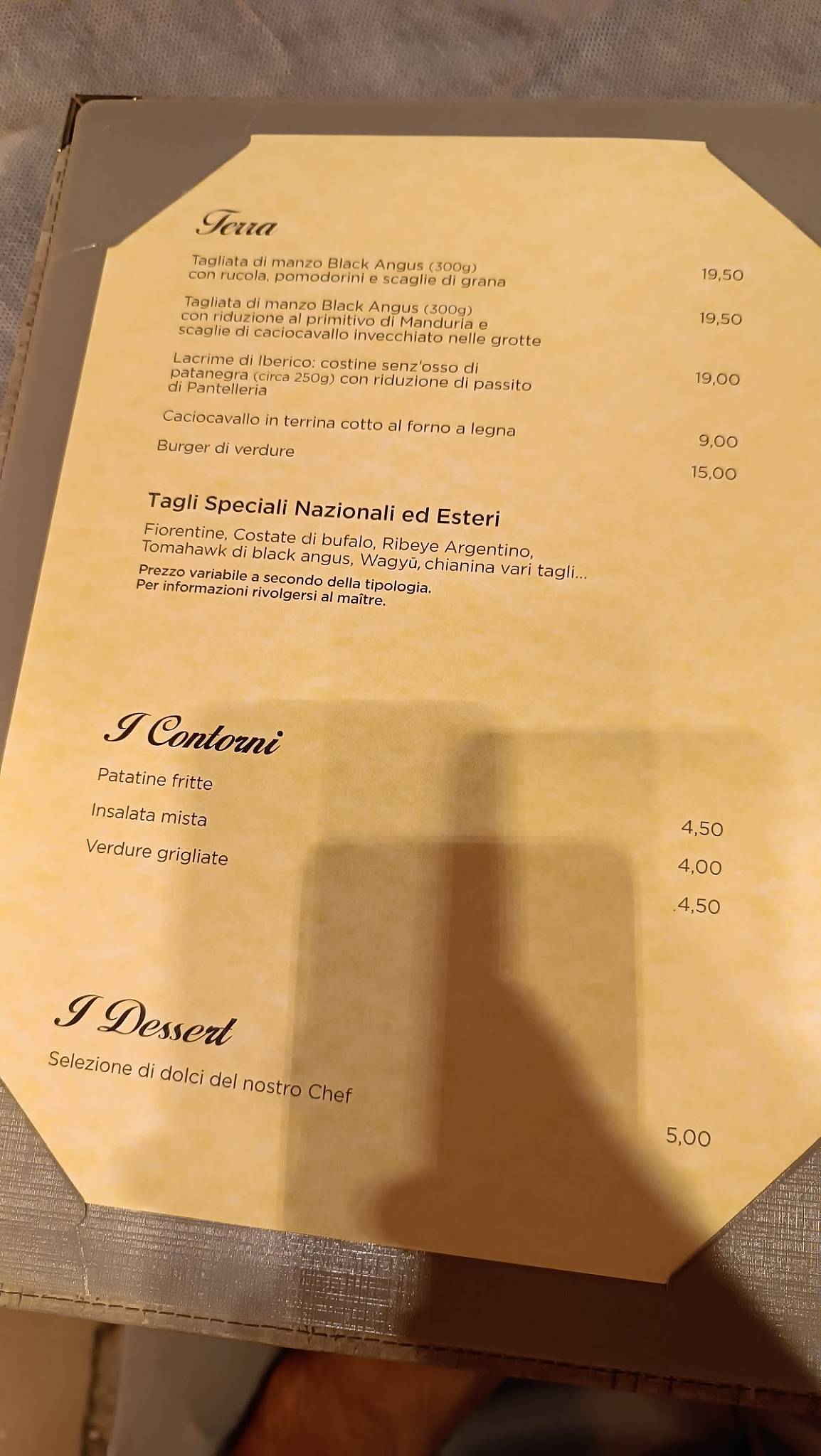 Menu di Gustus 
