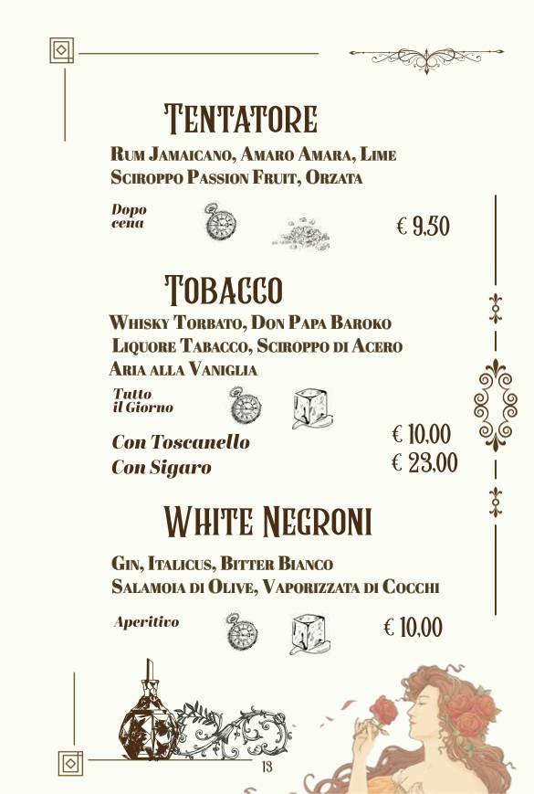 Menu di Please Be Quiet 