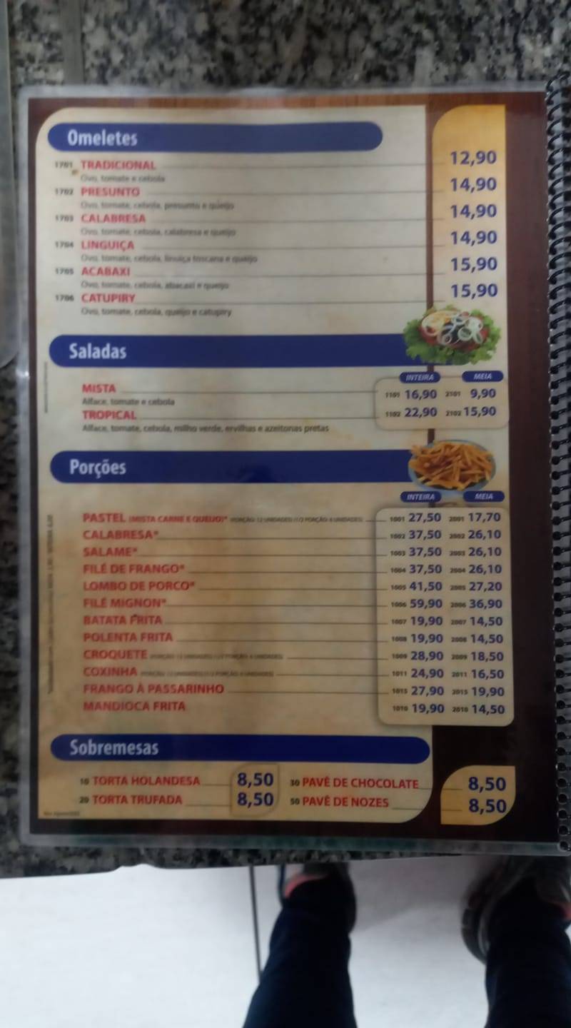 Risonho Lanches cardápio