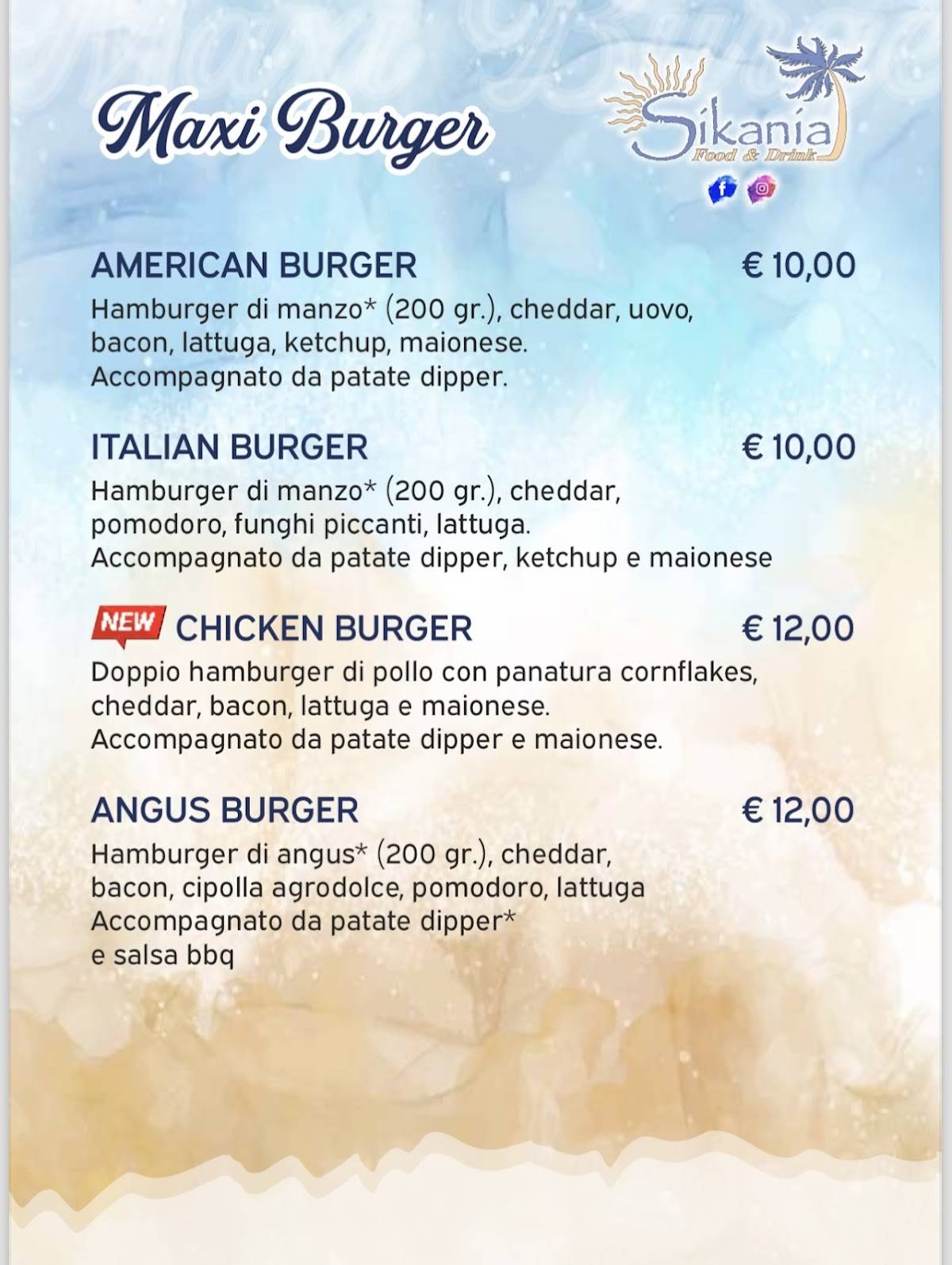 Menu di Sikania RistoPub 