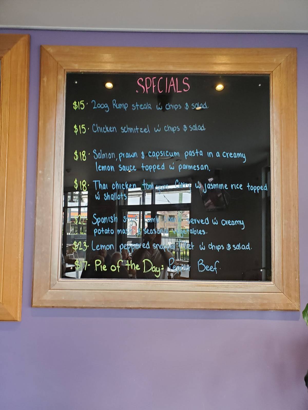 Menu at The Gates Hotel pub & bar, Adamstown