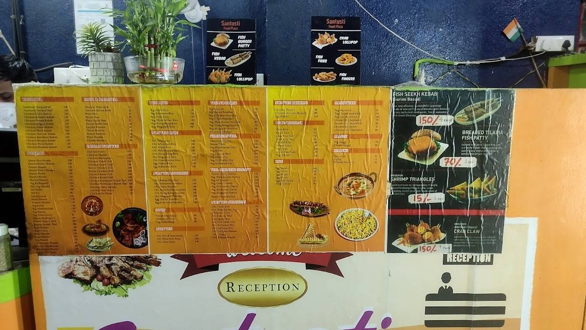 Menu at Army Canteen, Pune