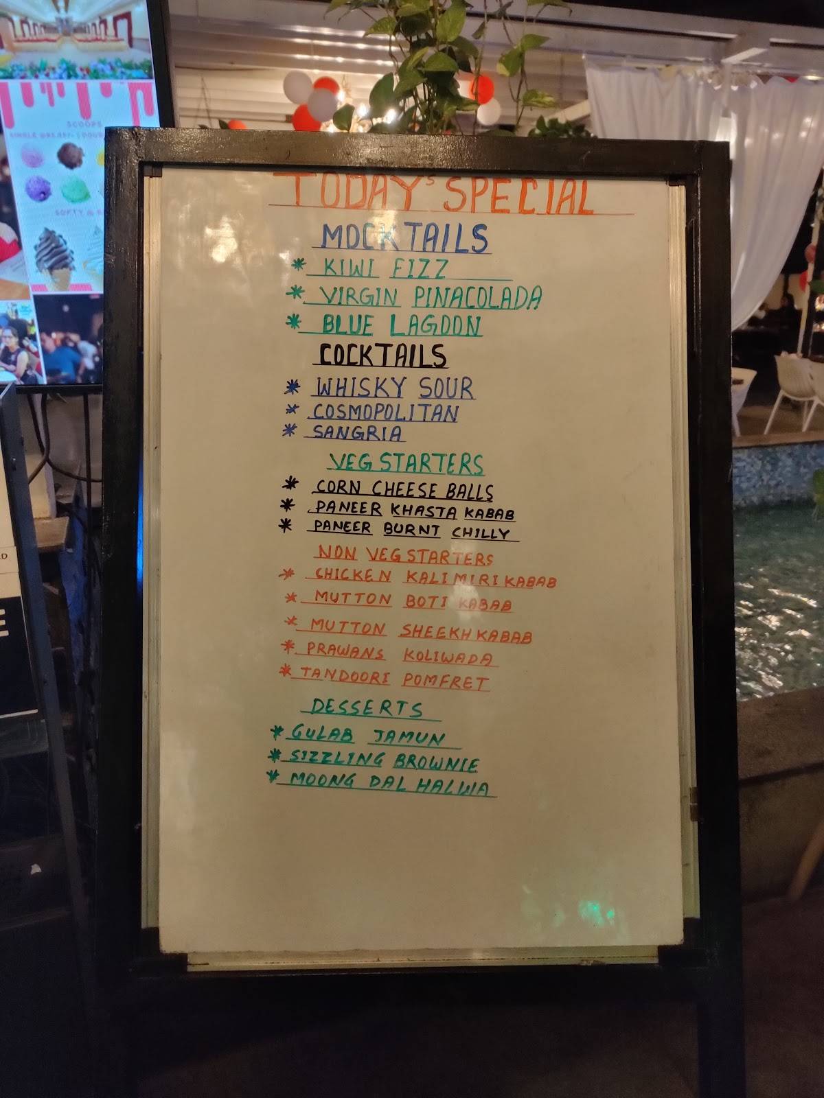 Bird Valley Wakad Restaurant and Bar menu