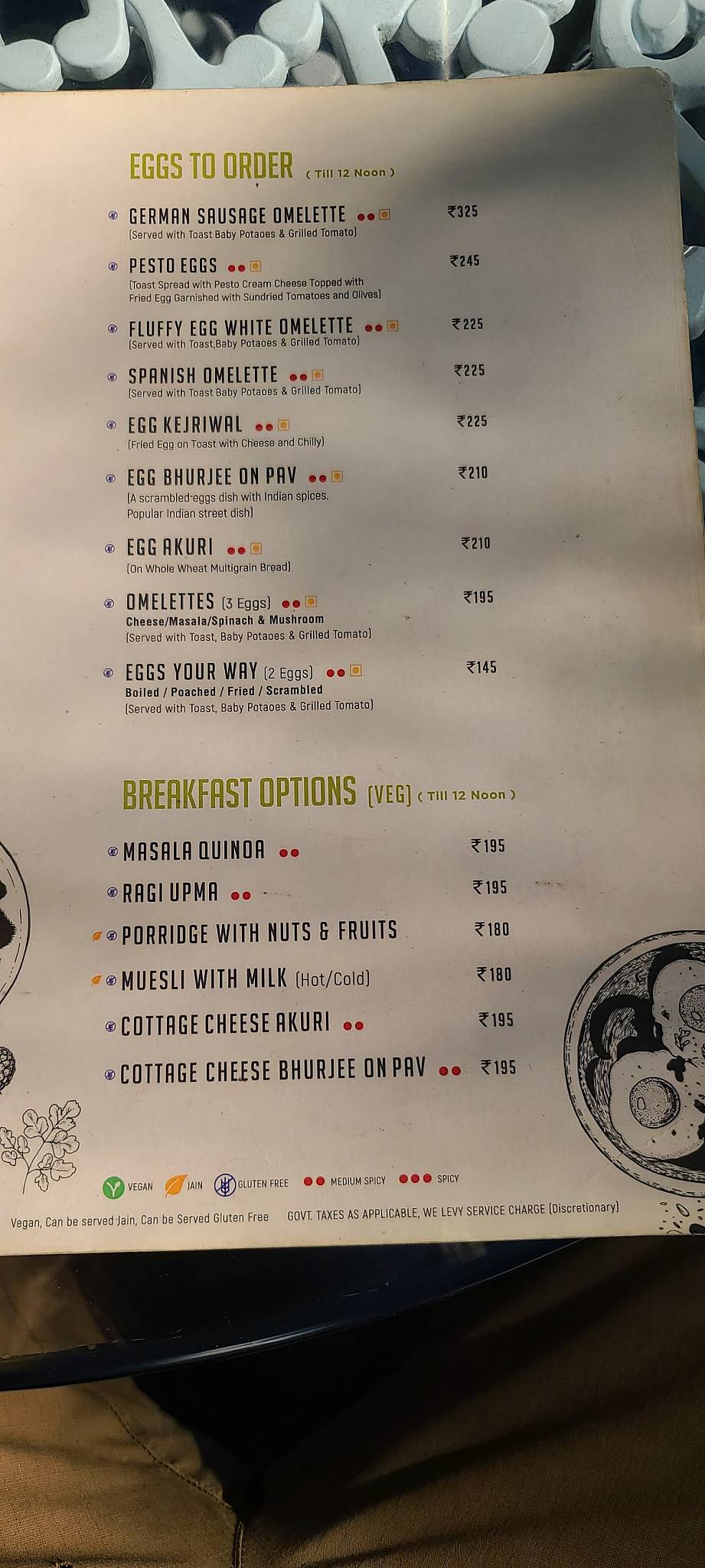 German Bakery Wunderbar menu