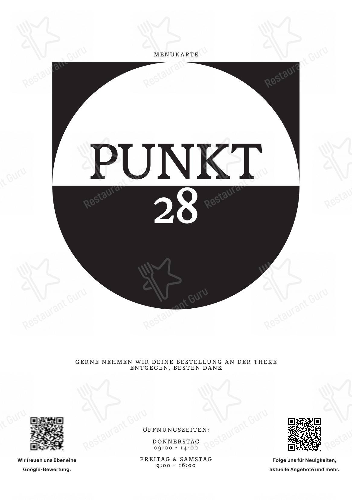 Punkt28 in Wetzikon - Menu bar