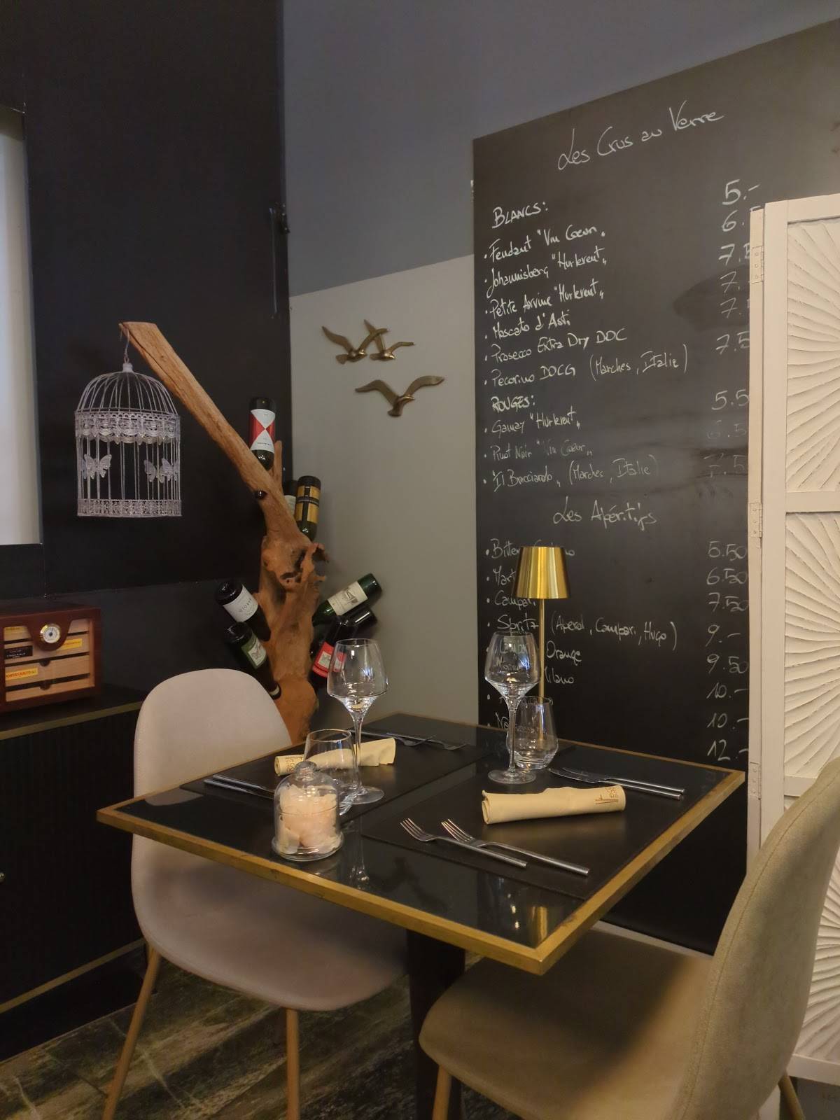Menu di Radici au Café du Marché 