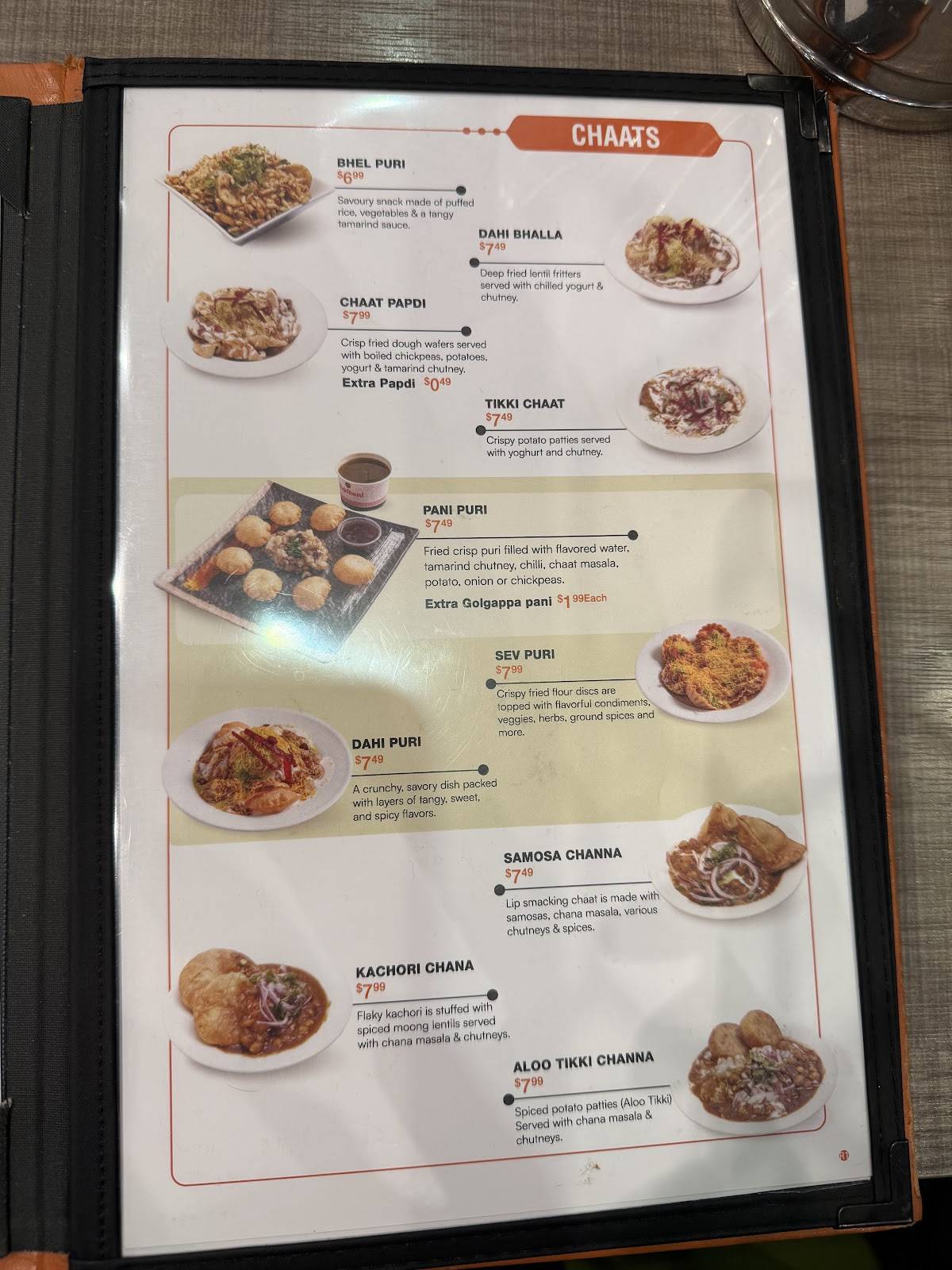 Menu de Rajdhani Sweets & Restaurant (Torbram)